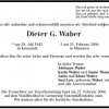 Waber Dieter 19431-2006 Todesanzeige